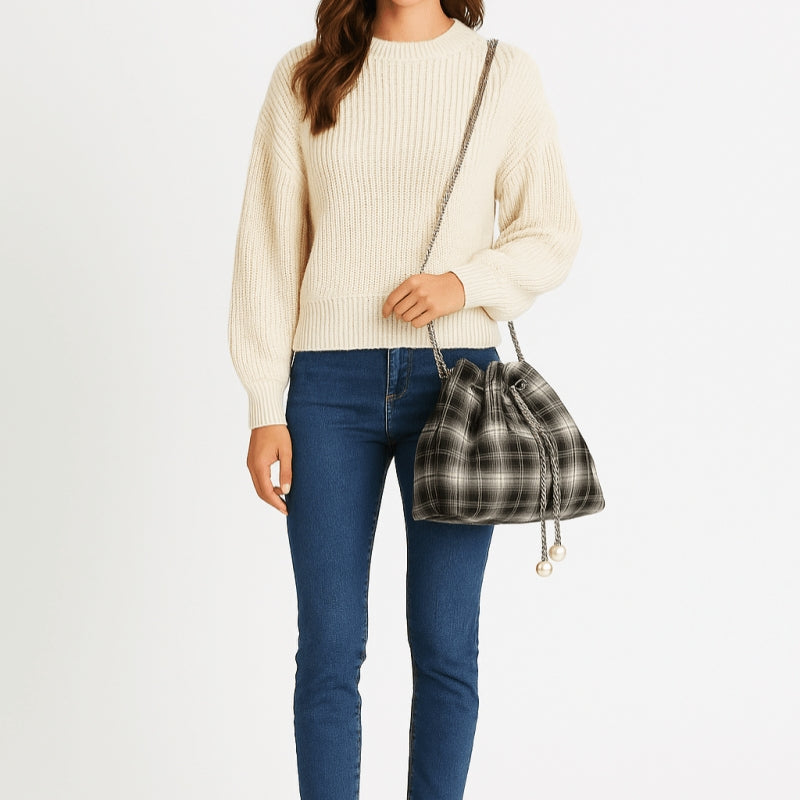 Linnea – Large Capacity Shoulder Bag With Adjustable Chain Strap