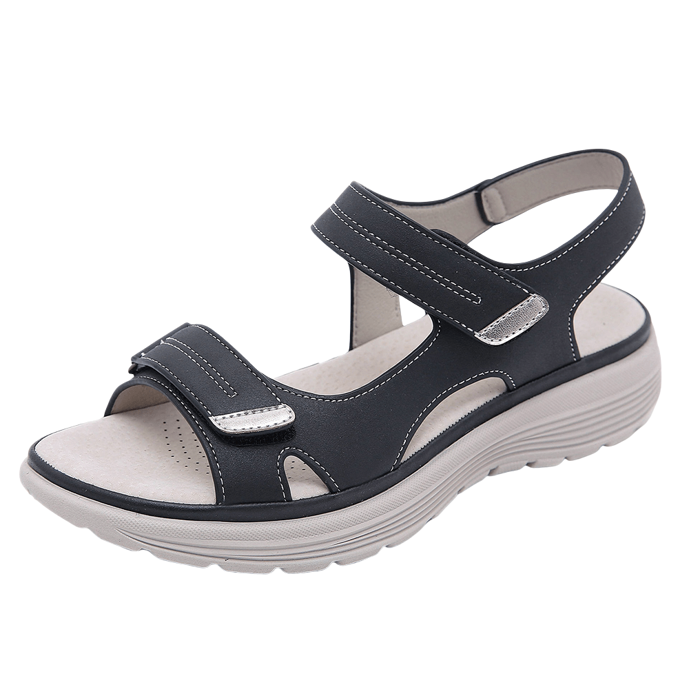 Selina – Sandalen met Dikke Zool en Verstelbare Bandjes Velani