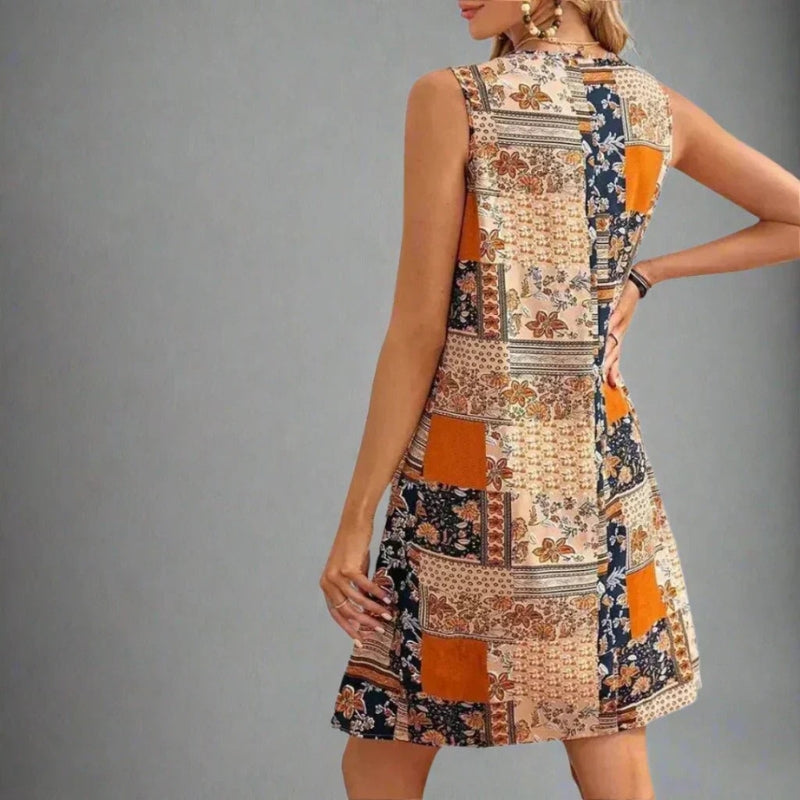 Women’s Mini Dress Sleeveless Wide Straps