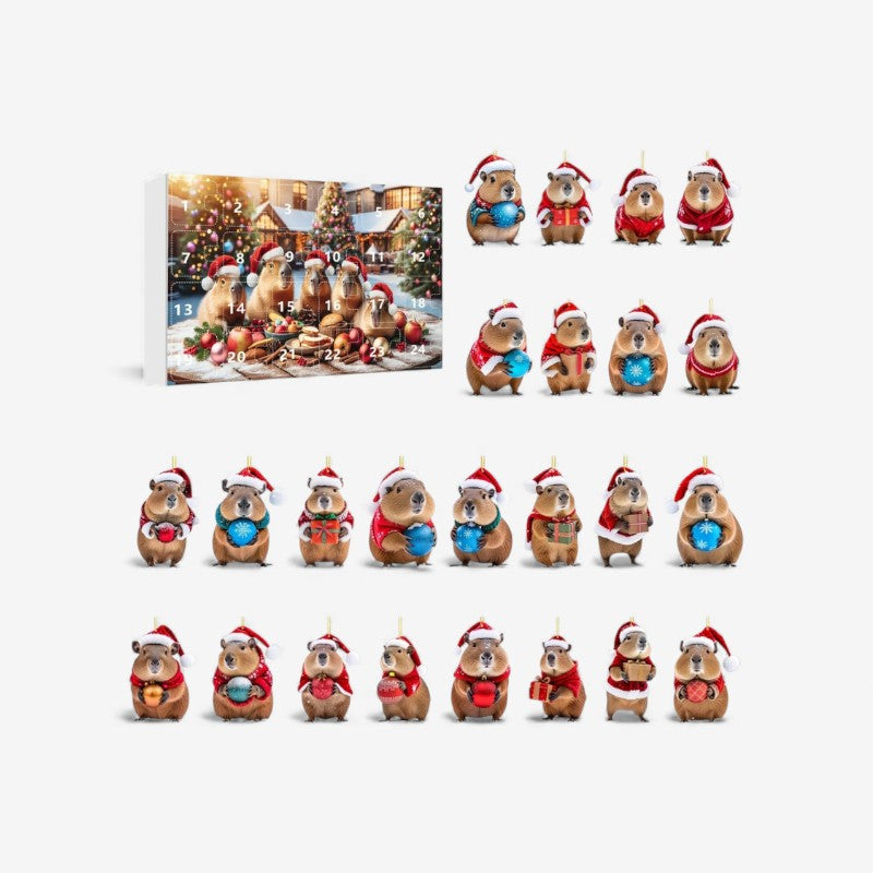 KapiFest – Kerst Adventskalender met Capybara Speelgoed Velani