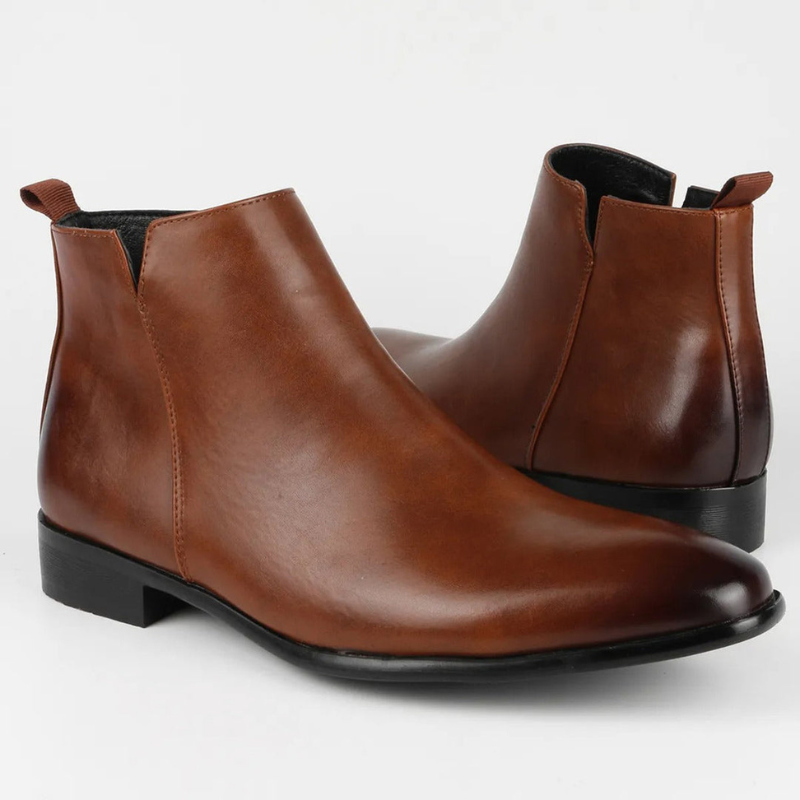 Men's Ankle Boots with Pointed Toe