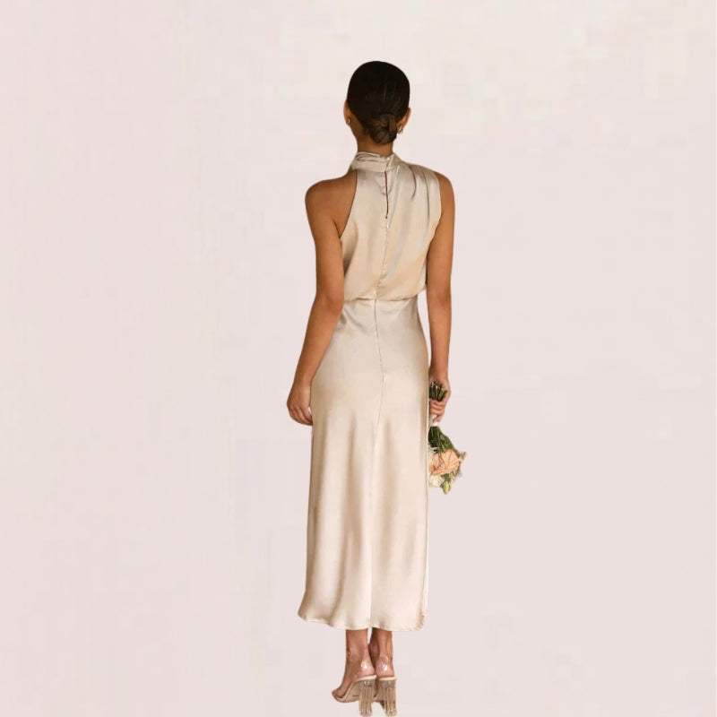 Women’s Halter Neck Midi Dress