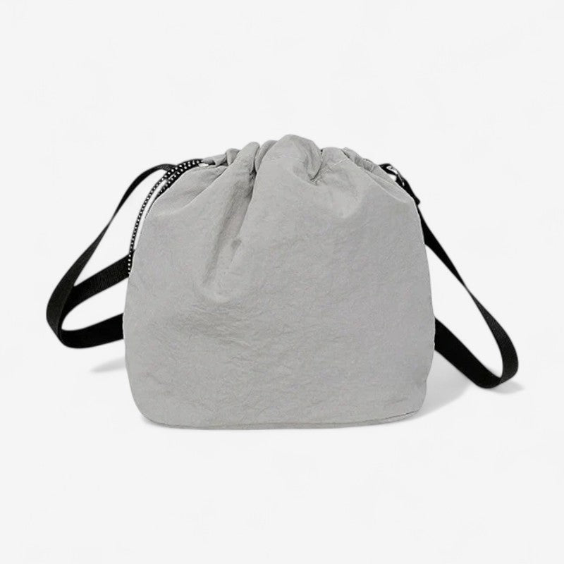 Roxane – Grote Drawstring Bucket Bag met Verstelbare Band Velani