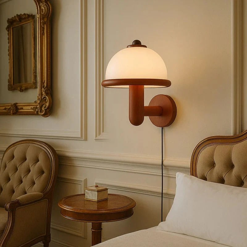 MushGlow – LED Wall Lamp with Mushroom Design