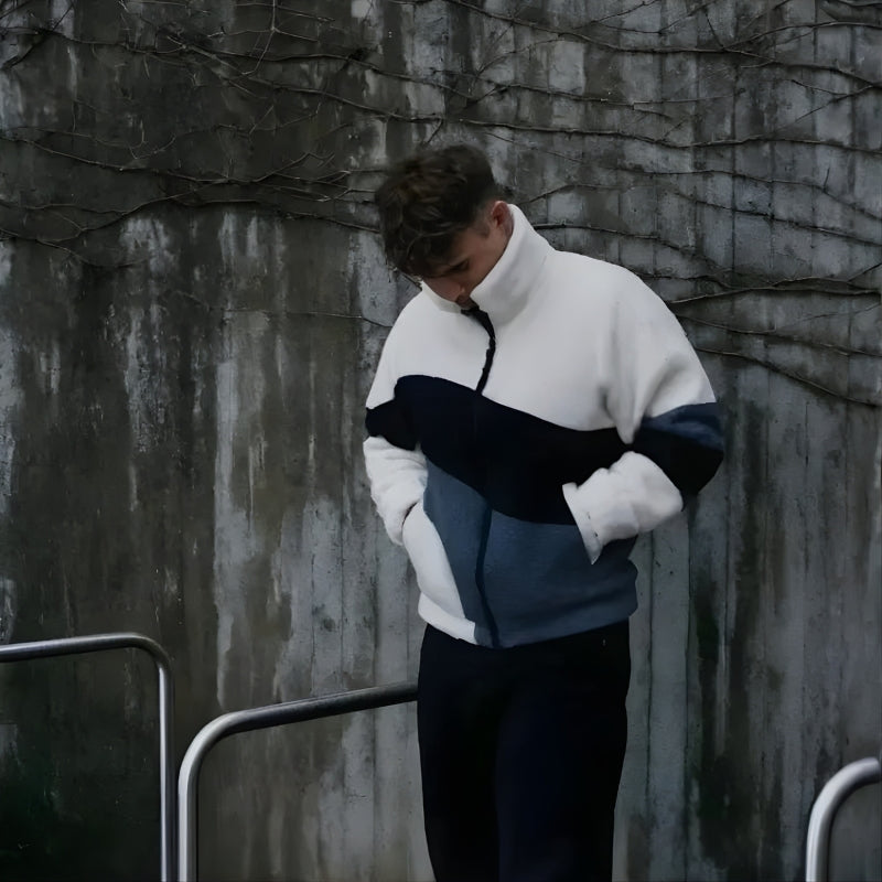 Liam – Long Sleeve Jacket with Pocket and Zipper Closure