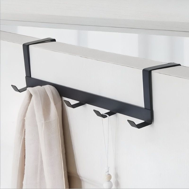 HomeFlex – Five-Hook Door Hanger with Curved Stand