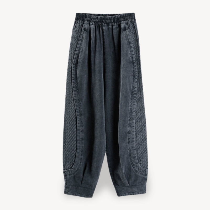 Guusje – Broek met Hoge Taille en Zijzakken Velani