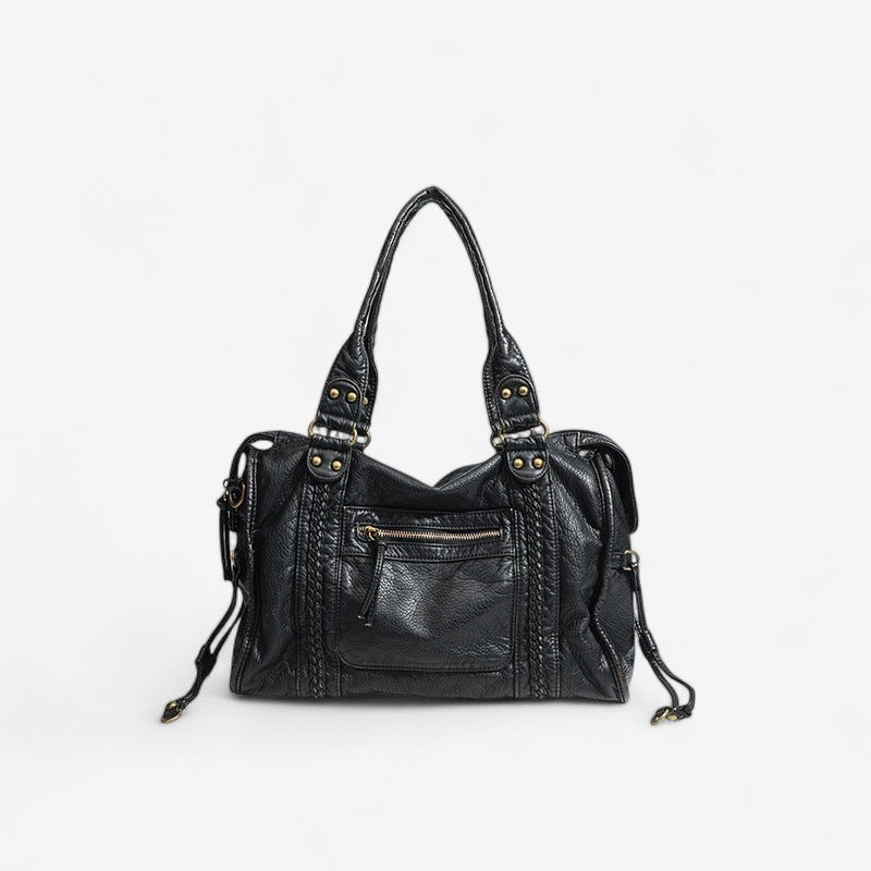 Adeline – Handtas met Verstelbare Schouderriemen en Ritssluitingszakken Velani