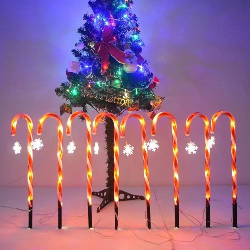 CandyGlow – LED Decoratieve Graslamp met Suikerstok Ontwerp Velani