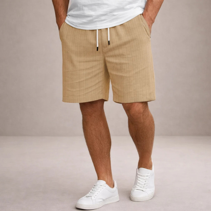 Men's Relaxed Fit Drawstring Shorts with Pockets