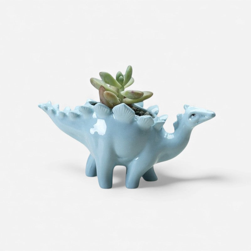 DinoBloom – Decoratieve Bloempot met Dinosaurier-Geïnspireerd Beeld Velani