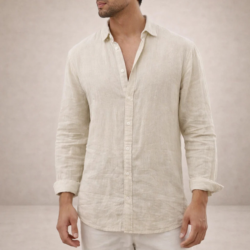 Men's Long Sleeve Button-Down Shirt