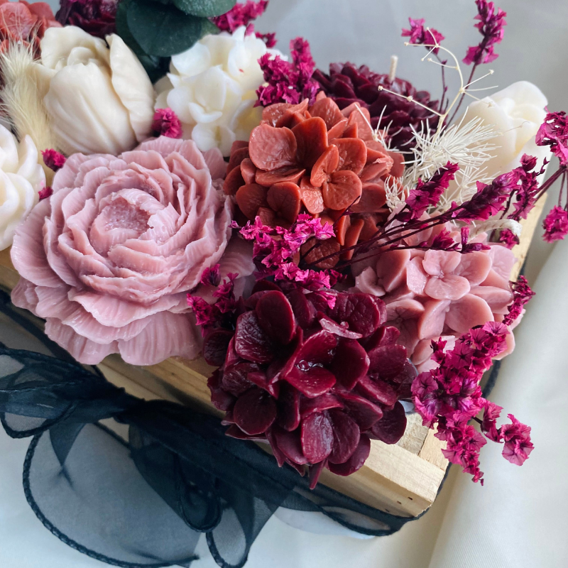 Decorative Flower Bouquet with Fragrance Accent