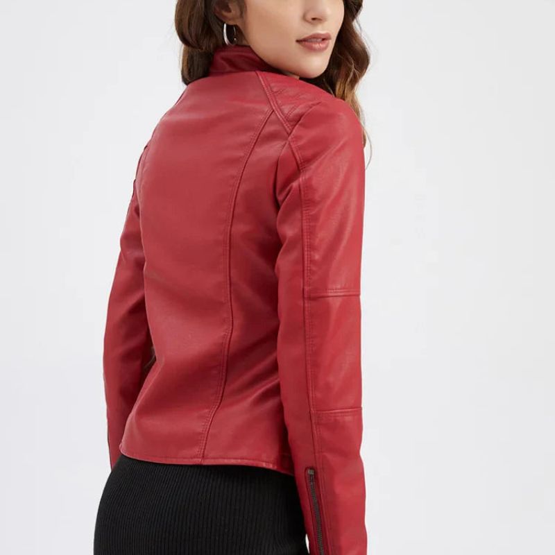 Stella – Jas met Lange Mouwen Ritssluiting Voorzijde en Meerdere Zakjes Velani