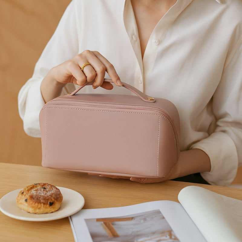 GlamPouch – Cosmetictas met Grote Inhoud en Ritssluitingen Velani