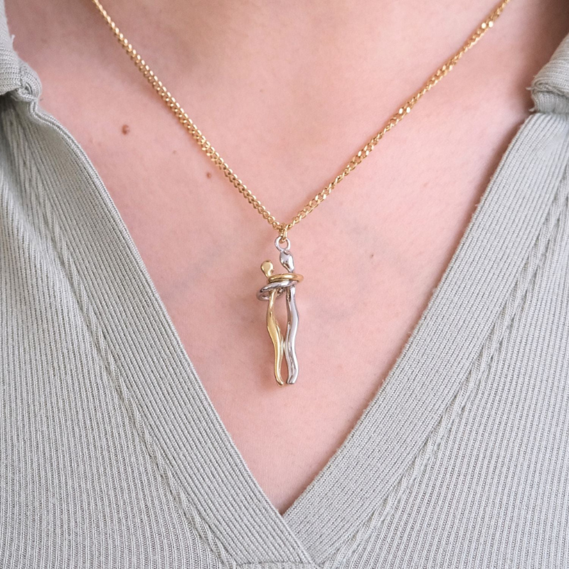 Eternal Rose Box with Cuddle Necklace