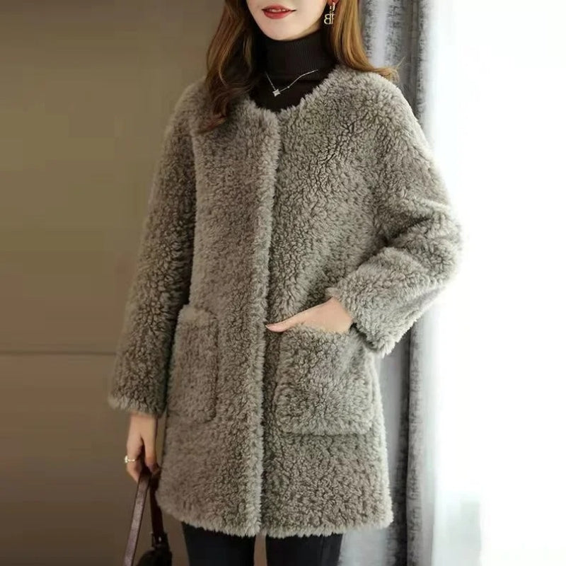 Nina – Long Sleeve Jacket with Pocket Design