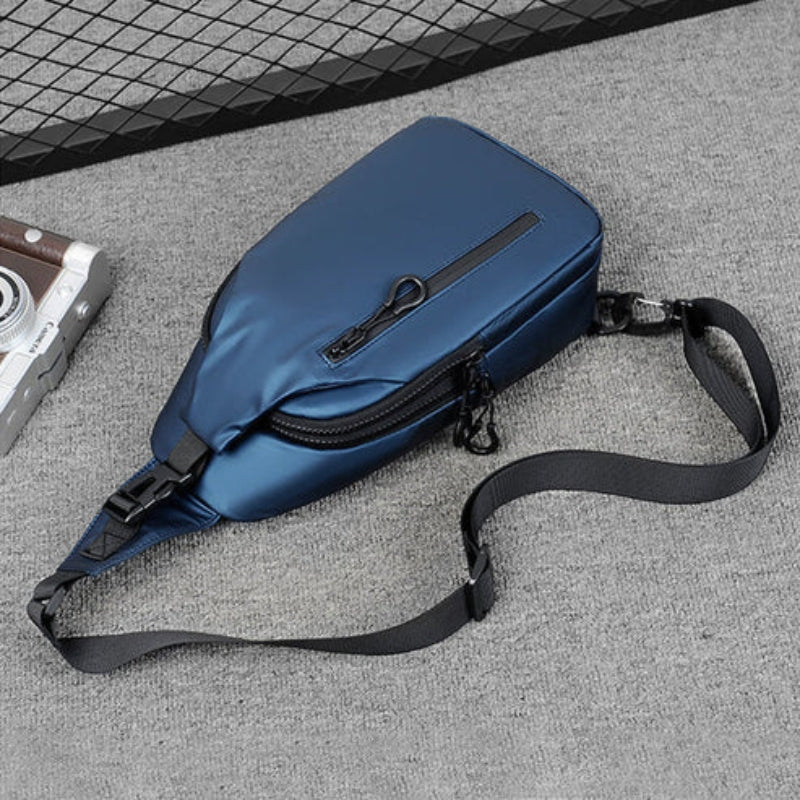 Fabian – Waterdichte Crossbodytas met USB-poort en Meerdere Compartimenten Velani