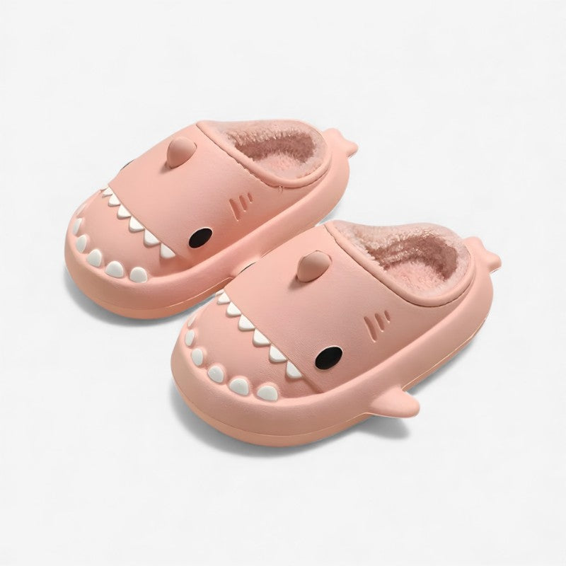 AquaFin – Slippers with Round Toe and Fish Inspired Design