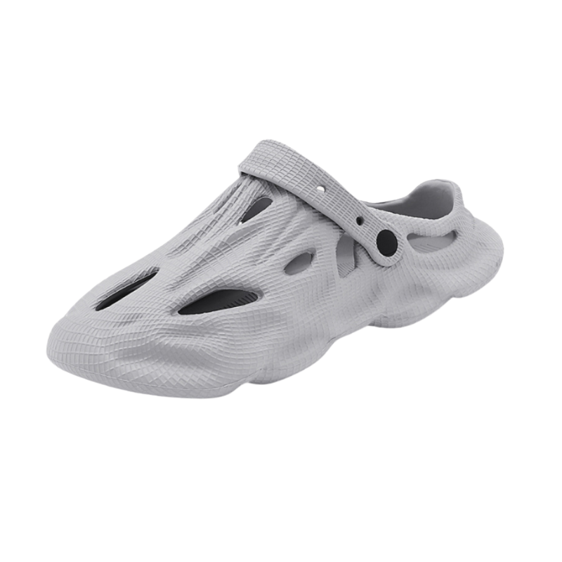 Theodor – Pantoffels met Patroon en Ventilatiegaatjes, Antislipzool Velani