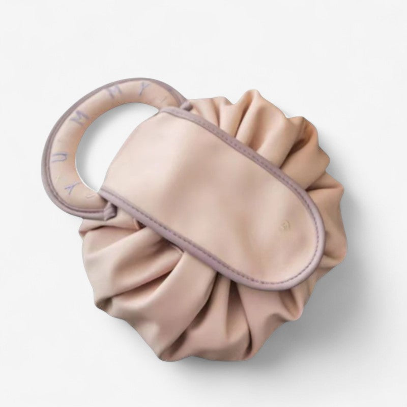 Margaret – Grote Capaciteit Draagbare Make-up Tas met Trekkoord Velani