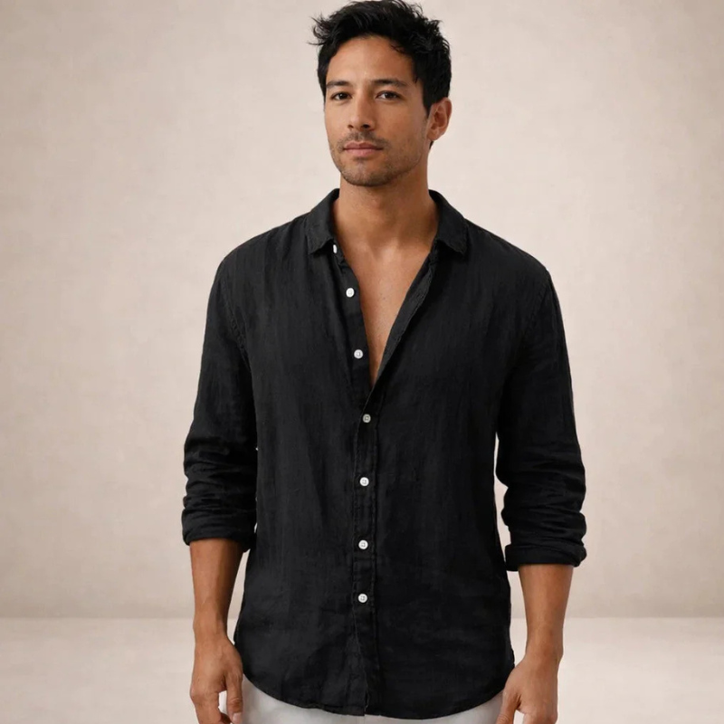 Men's Long Sleeve Button-Down Shirt