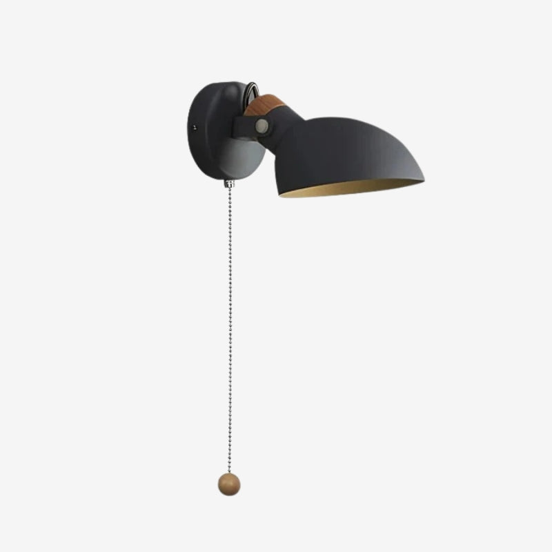 GlowBend – Swivel Wall Lamp with Pull Cord Switch