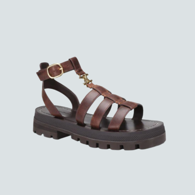 Womens Gladiator Sandals with Adjustable Ankle Strap