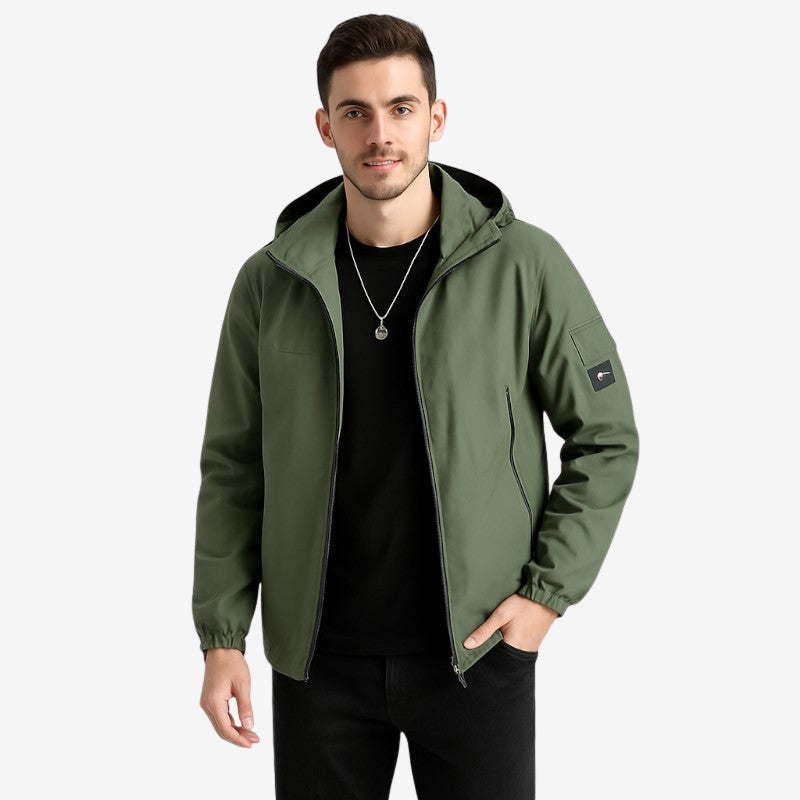SkyHaven – Long Sleeve Jacket with Hood and Pockets