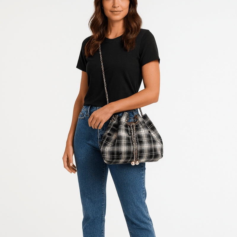 Linnea – Large Capacity Shoulder Bag With Adjustable Chain Strap