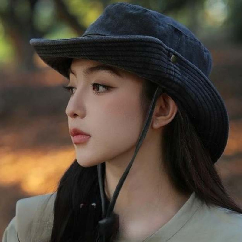 Olivia – Round Hat with Adjustable Band