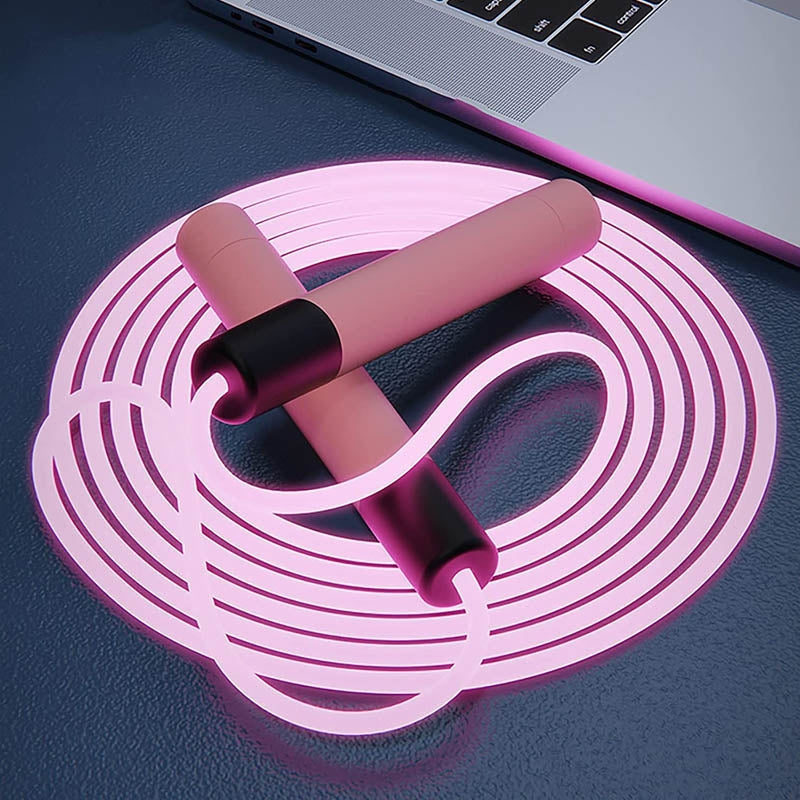 GlowJump – Adjustable LED Jump Rope with Lighted Handles