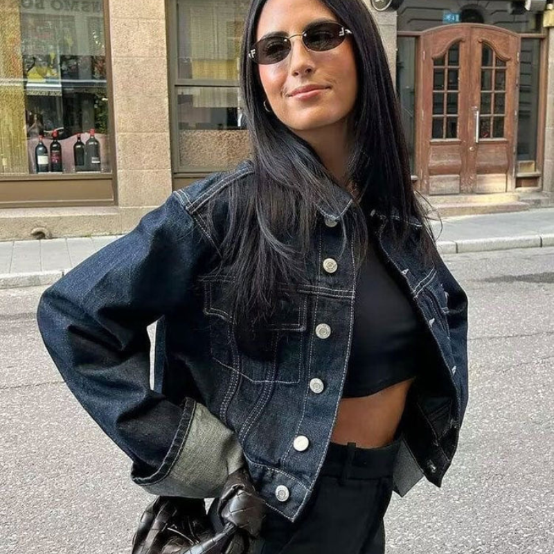 Elena – Tweedelige Set met Wijde Pantalon en Lange Mouwen Velani