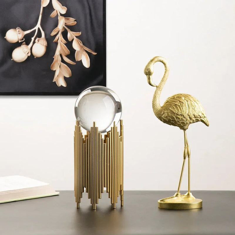 LumaNest – Decorative Ornament with Flamingo Figure