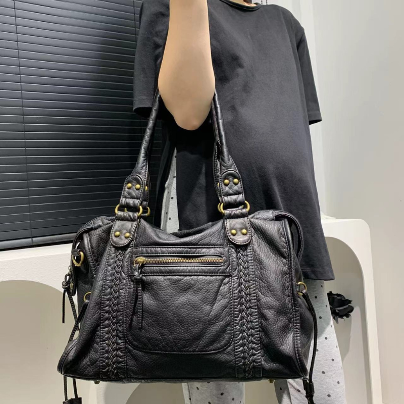 Large Handbag with Organized Storage Design