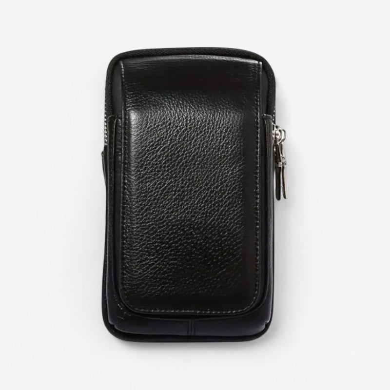 Lucas – Heuptasje met dubbele ritssluiting voor essentials Velani