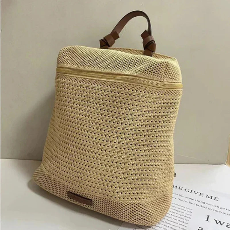 Gisela - Rugzak met Verstelbare Bandjes en Dubbele Rits Velani