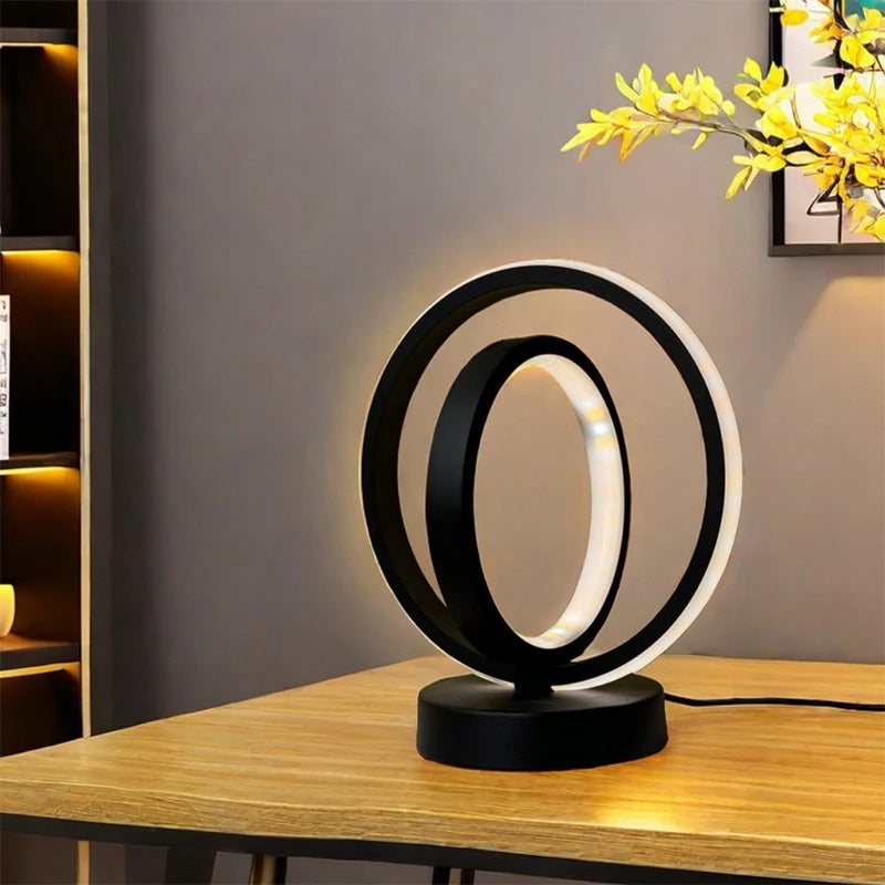 LumoTier – LED Bureaulamp met Dubbele Ringen Velani