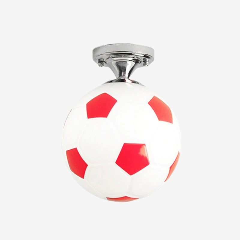 SportGlow – Ronde LED Plafondlamp met Voetbal-geïnspireerd Ontwerp Velani