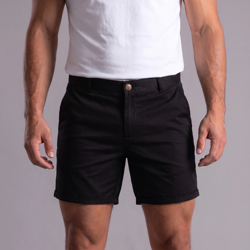 Men's Casual Shorts with Stylish Belt Loops
