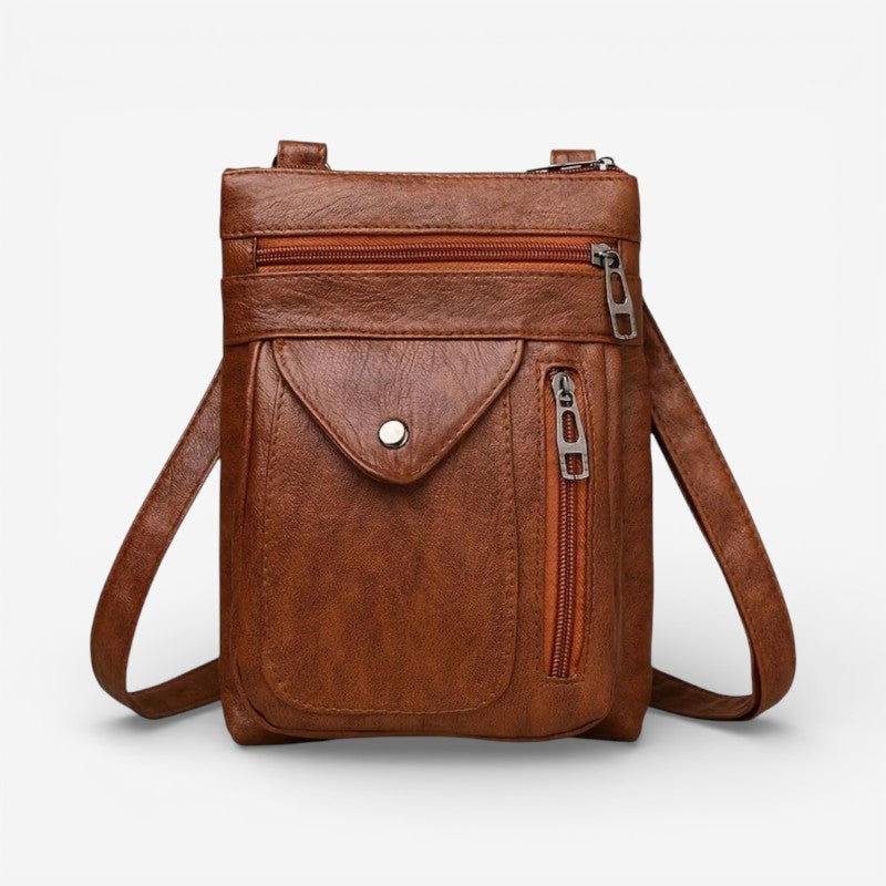 Niamh – Adjustable Strap Crossbody Bag with Zipper Pockets