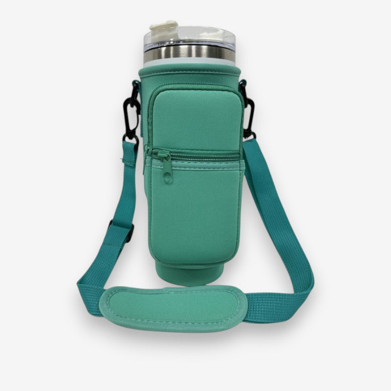 HydraCarry – Compact Tumbler Bag with Phone Pocket and Strap