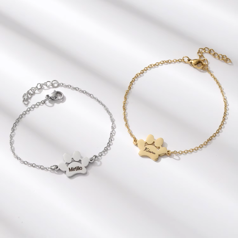 Paw Pendant Adjustable Bracelet