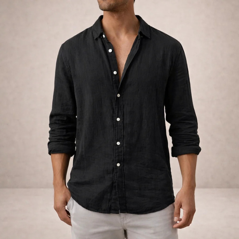 Men's Long Sleeve Button-Down Shirt