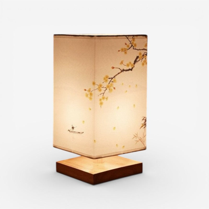 LumaFlora – Decorative LED Table Lamp with Floral Print