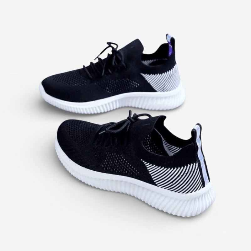 Mia – Round Toe Sneakers With Anti Slip Grip