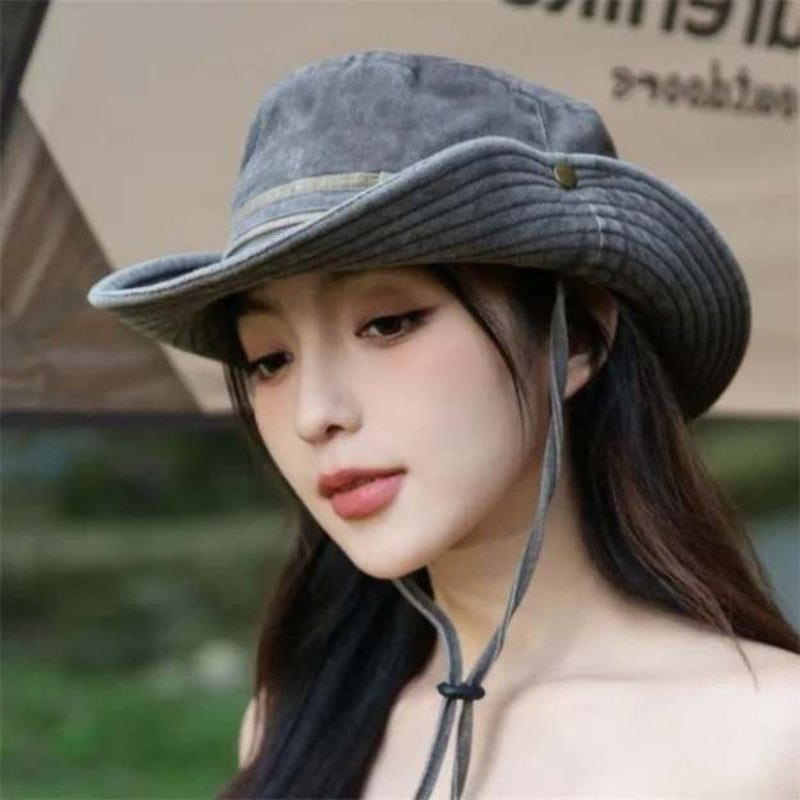 Olivia – Round Hat with Adjustable Band