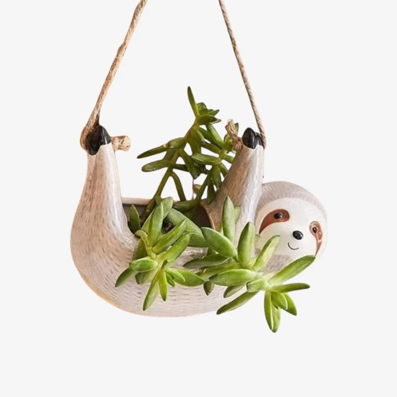 PetalPals – Hangende Bloempot in Dierenvorm met Band Velani