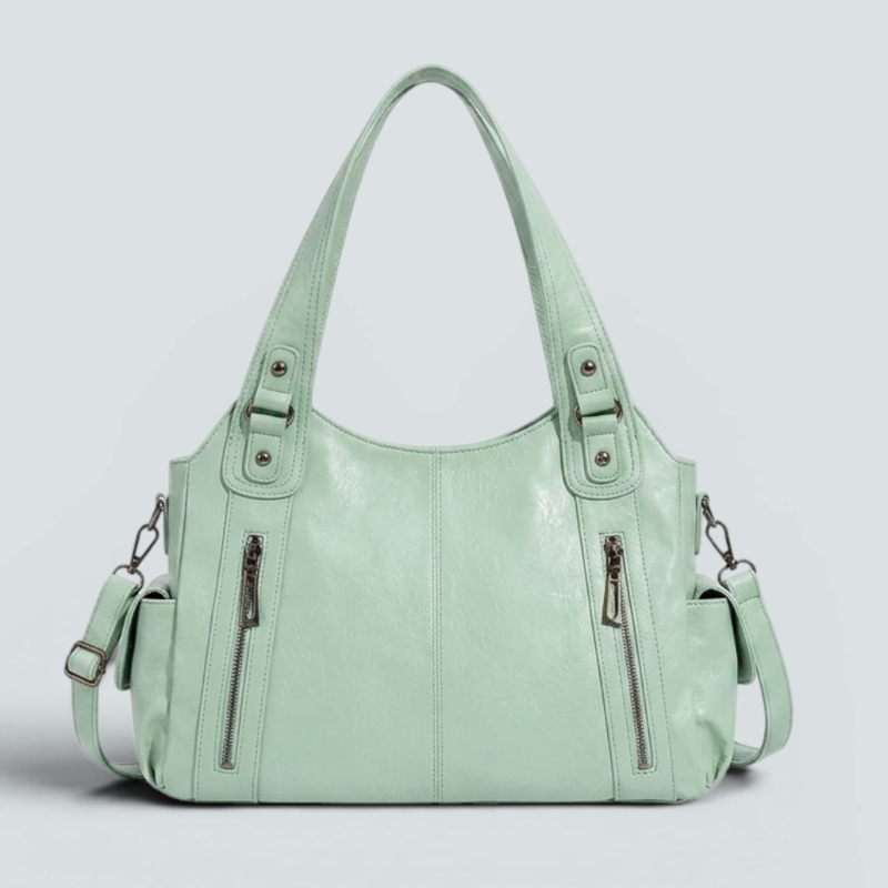 Women's Shoulder Bag with Detachable Crossbody Strap