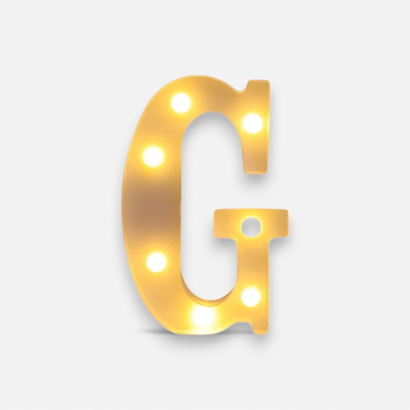 GlowLetter – Decoratieve LED Letter met Modern Ontwerp Velani